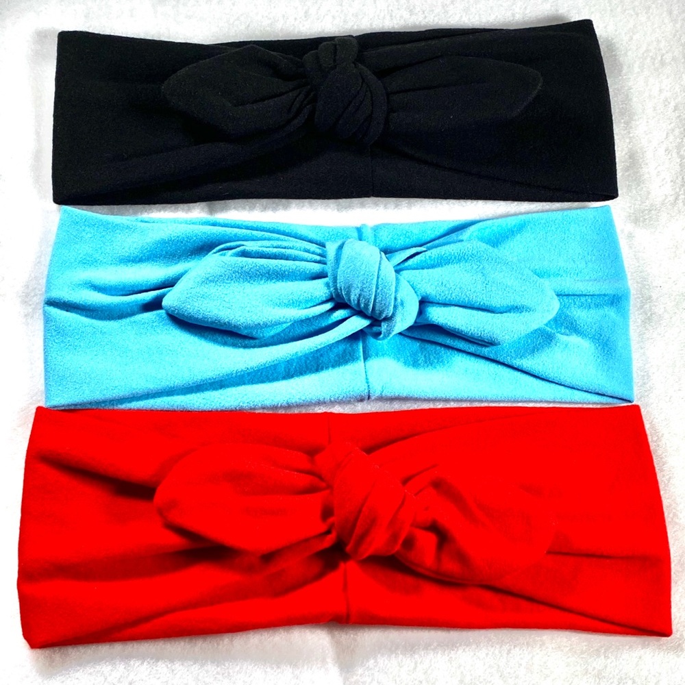 Boho Nice Bow  Headbands Pack of 3